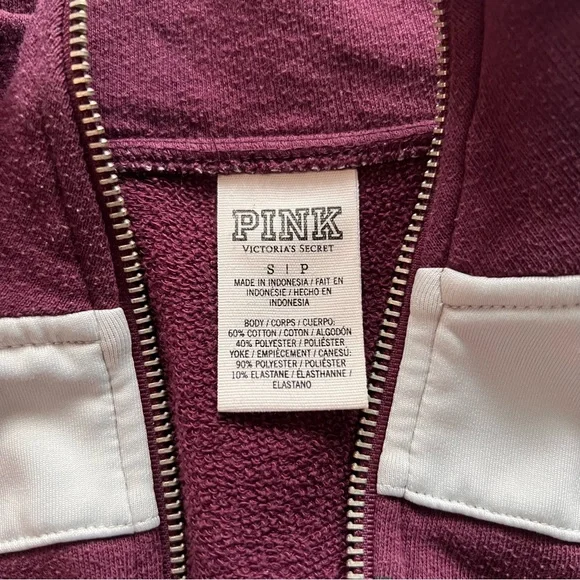 PINK half zip pullover - Picture 2 of 3